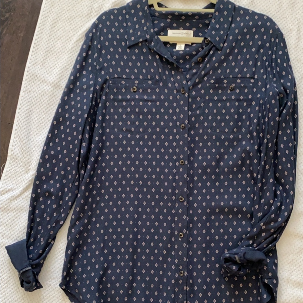 Cute Navy Top
